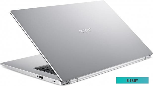 Ноутбук Acer A317-54-572Z Aspire 17.3'' FHD IPS/Intel Core i5-1235U/16GB/512GB SSD/Integrated/WiFi/BT/noOS/SILVER/2,3kg