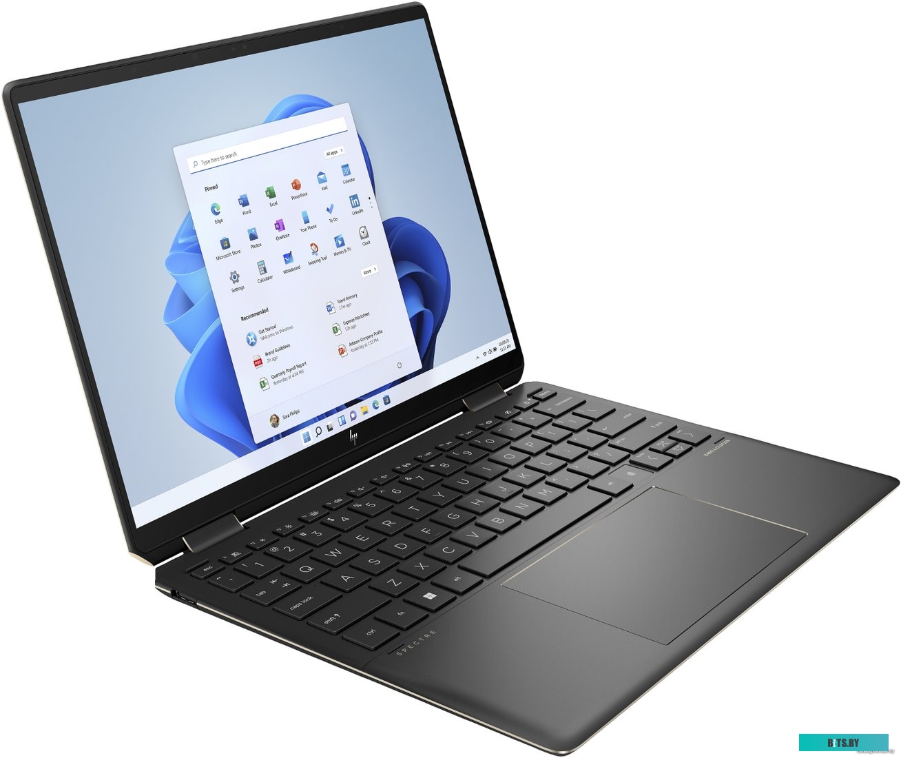 84R70EA Ноутбук HP Spectre x360 14-ef2008ci Core i5 1335U 16Gb SSD512Gb Intel Iris Xe graphics 13.5" IPS Touch WUXGA+ (1920x1280) Windows 11 Home blac