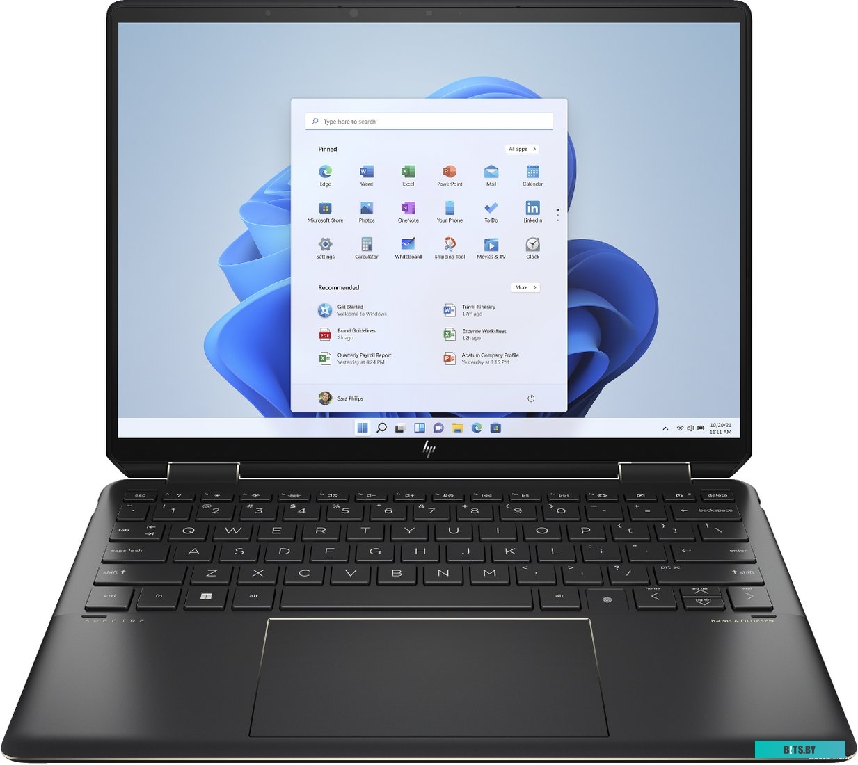 84R70EA Ноутбук HP Spectre x360 14-ef2008ci Core i5 1335U 16Gb SSD512Gb Intel Iris Xe graphics 13.5" IPS Touch WUXGA+ (1920x1280) Windows 11 Home blac