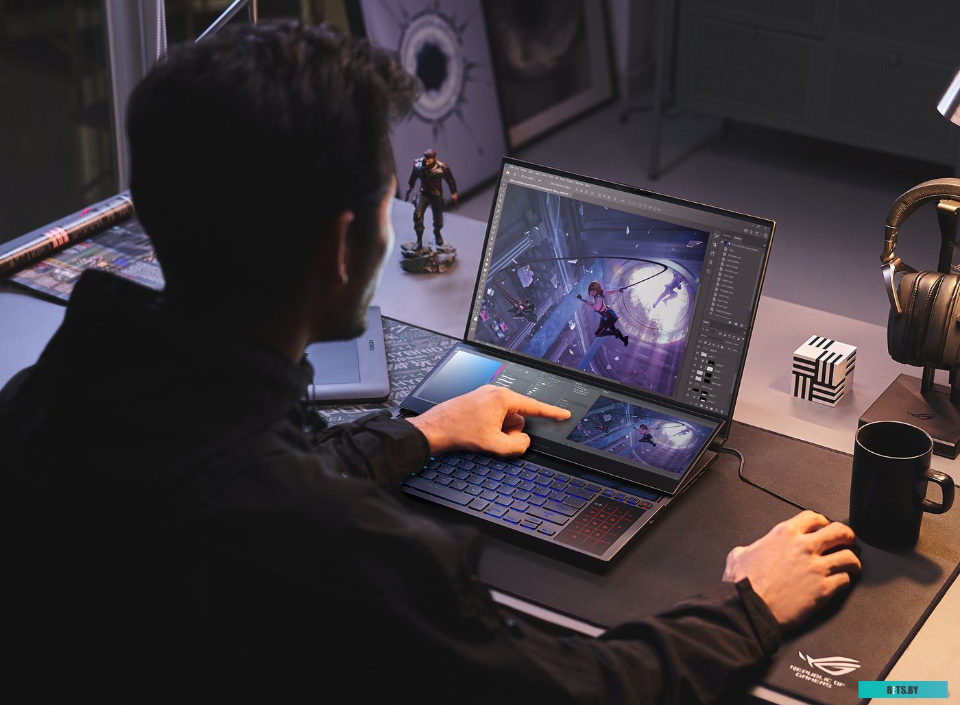 Рабочая станция ASUS ROG Zephyrus Duo 16 GX650RW-LO108X