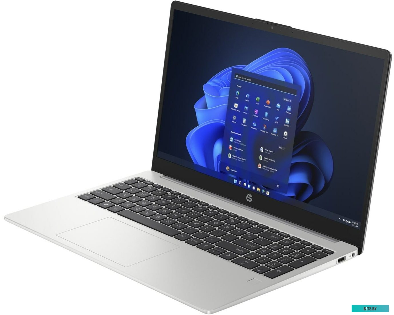 Ноутбук 15.6" IPS FHD HP 250 G10 silver (Core i5 1335U/16Gb/512Gb SSD/VGA int/noOS) (85C48EA)