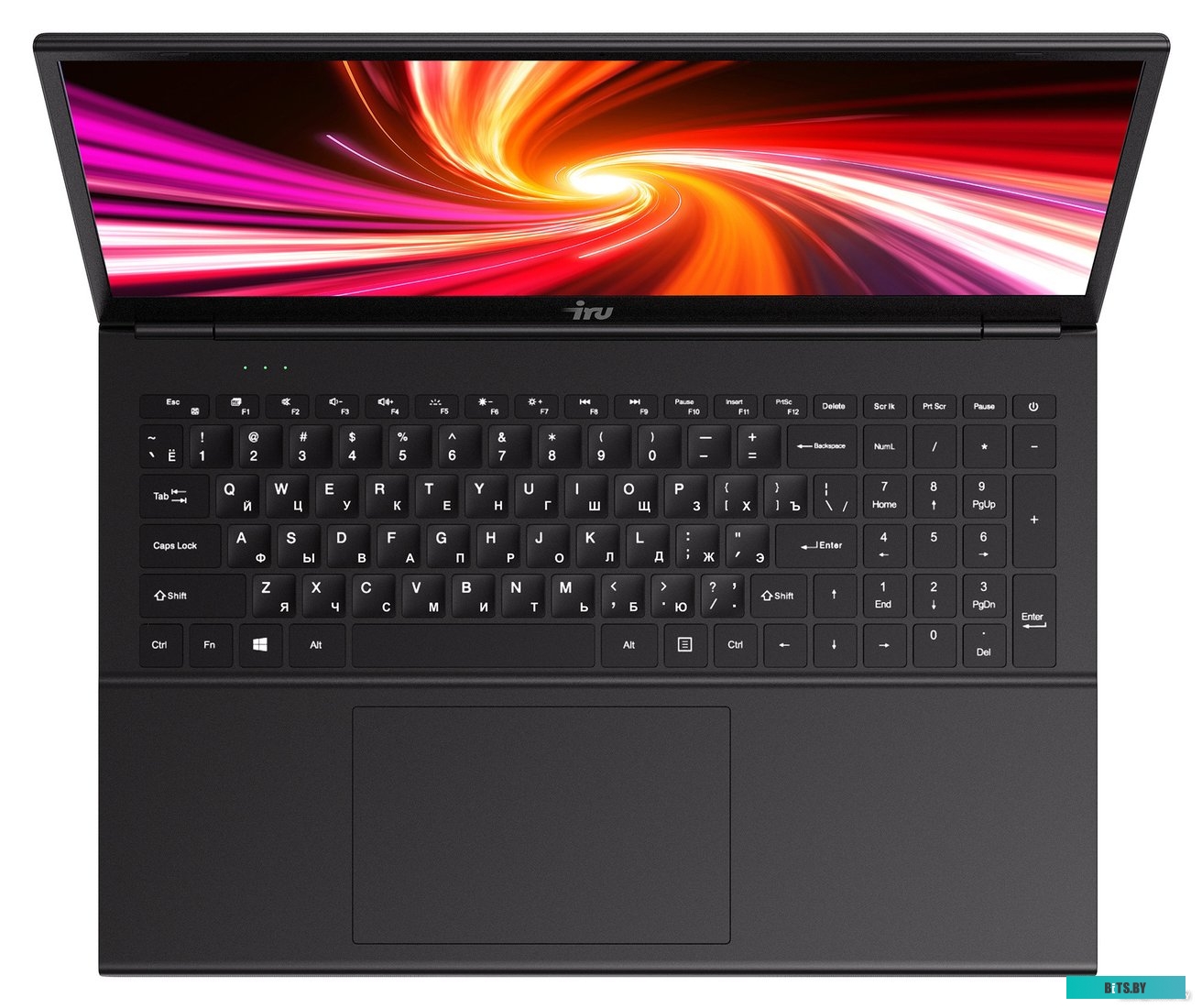 Ноутбук IRU Калибр 17TLI Core i5 1135G7 16Gb SSD512Gb Intel Iris Xe 17.3" IPS FHD (1920x1080) Free DOS grey WiFi BT Cam 4800mAh (1872396)