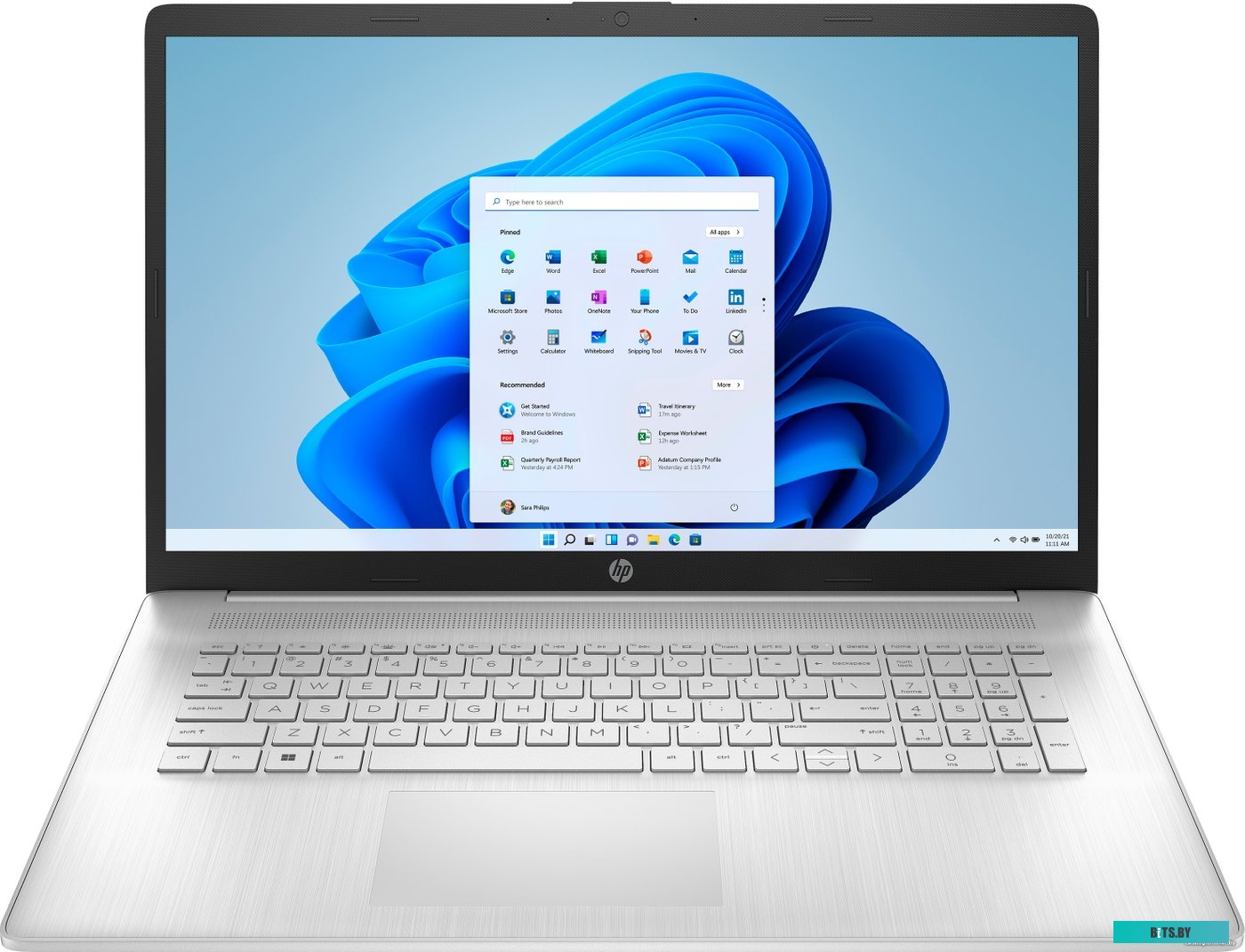 Ноутбук HP 17-cn2024nw 712R1EA (клавиатура без кириллицы)