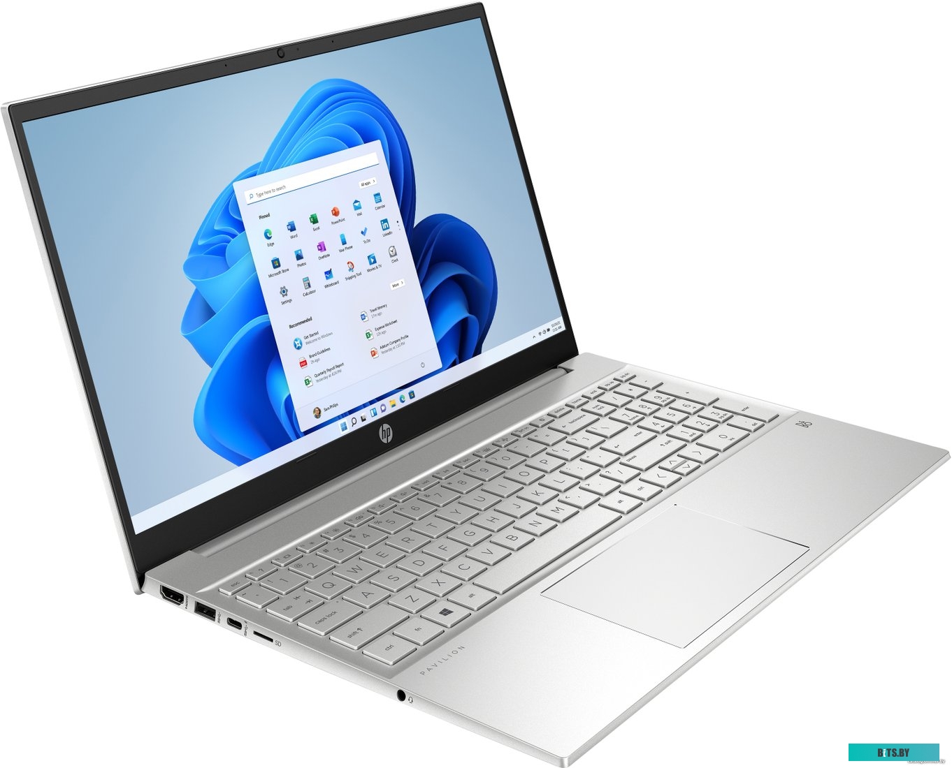6F8L6EA Ноутбук HP Pavilion 15-eg2002ci Core i5 1235U 8Gb SSD256Gb Iris Xe 15.6" IPS FHD Free DOS silver WiFi BT Cam (6F8L6EA)