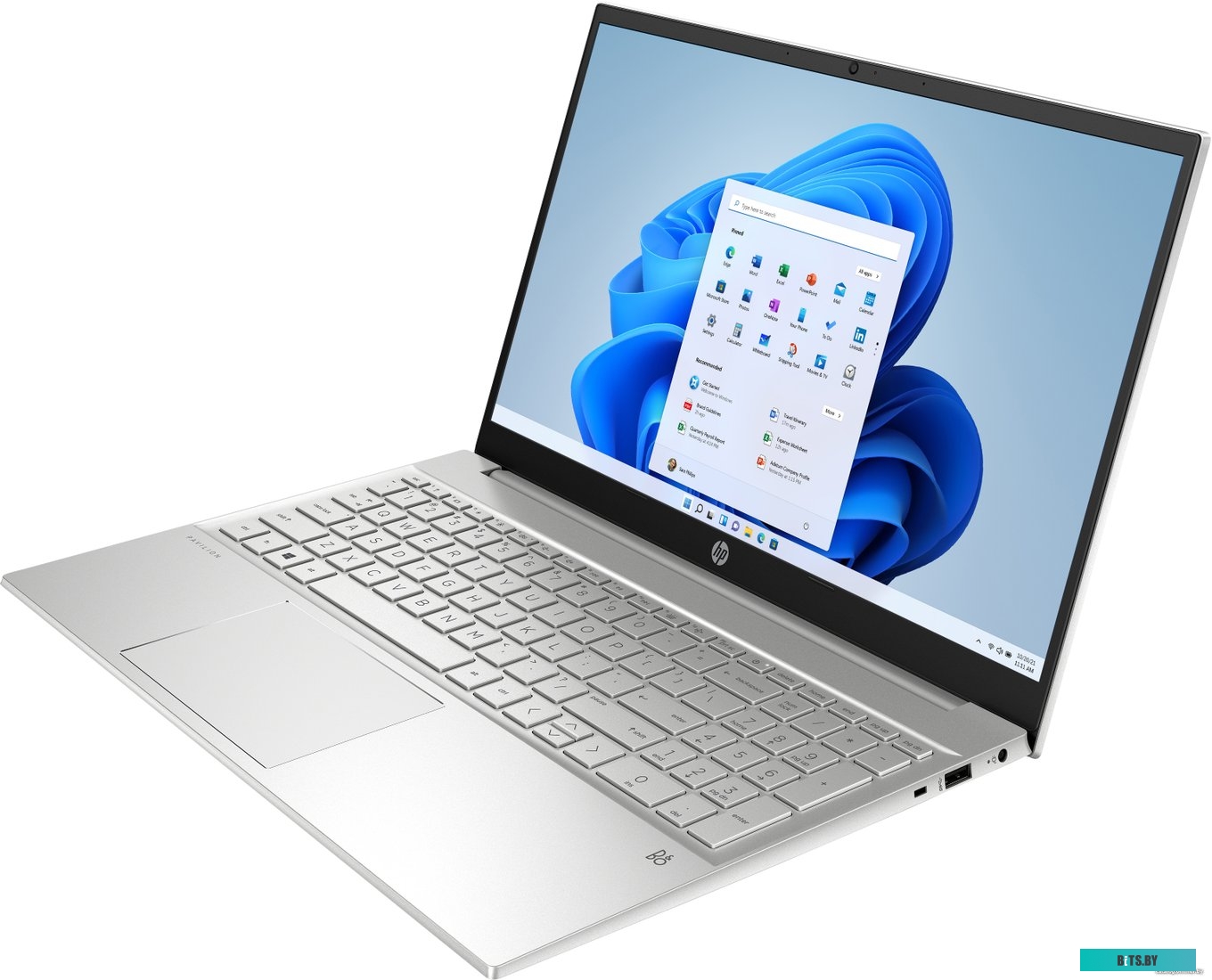 6F8L6EA Ноутбук HP Pavilion 15-eg2002ci Core i5 1235U 8Gb SSD256Gb Iris Xe 15.6" IPS FHD Free DOS silver WiFi BT Cam (6F8L6EA)
