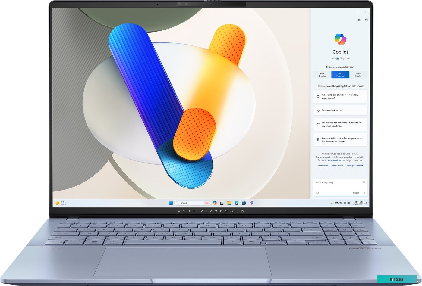Ноутбук ASUS VivoBook S S5606MA-MX087 90NB12E1-M007D0
