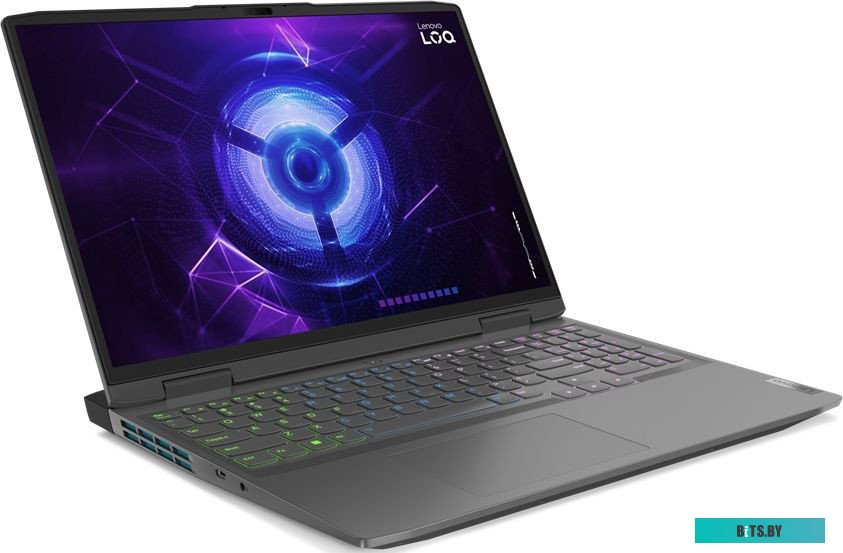 82XW006JPS Ноутбук LENOVO LOQ 16IRH8 16" 1920x1200/Intel Core i7-13620H/RAM 16Гб/SSD 512Гб/RTX 4050 6Гб/ENG|RUS/DOS серый 2.6 кг 82XW006JPS