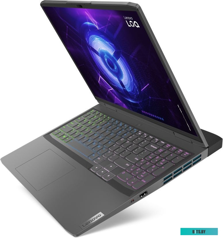 82XW006JPS Ноутбук LENOVO LOQ 16IRH8 16" 1920x1200/Intel Core i7-13620H/RAM 16Гб/SSD 512Гб/RTX 4050 6Гб/ENG|RUS/DOS серый 2.6 кг 82XW006JPS