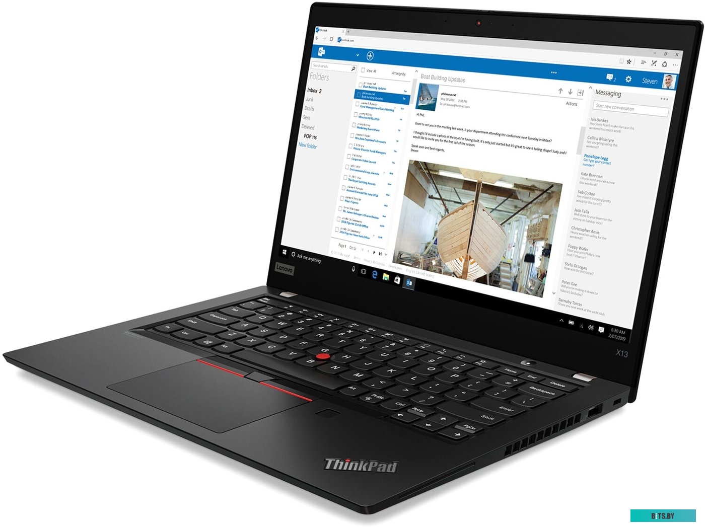 Ноутбук Lenovo ThinkPad X13 Gen 1 20T3A0CSCD (клавиатура без кириллицы)