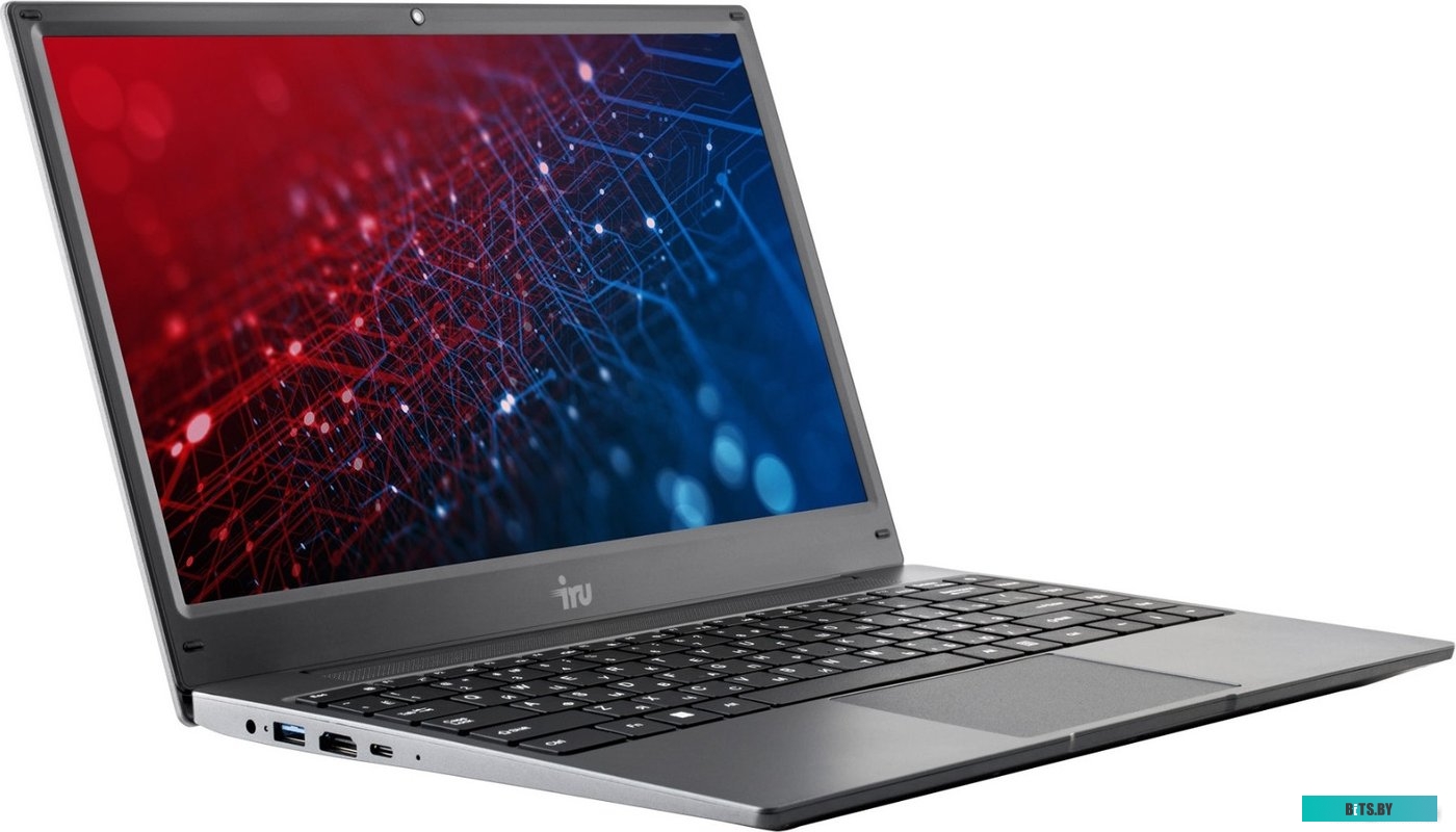1912669 Ноутбук IRU Калибр 14TLH Core i3 1115G4 8Gb SSD1Tb Intel Iris Xe 14.1" IPS FHD (1920x1080) Free DOS grey WiFi BT Cam 4500mAh (1912669)