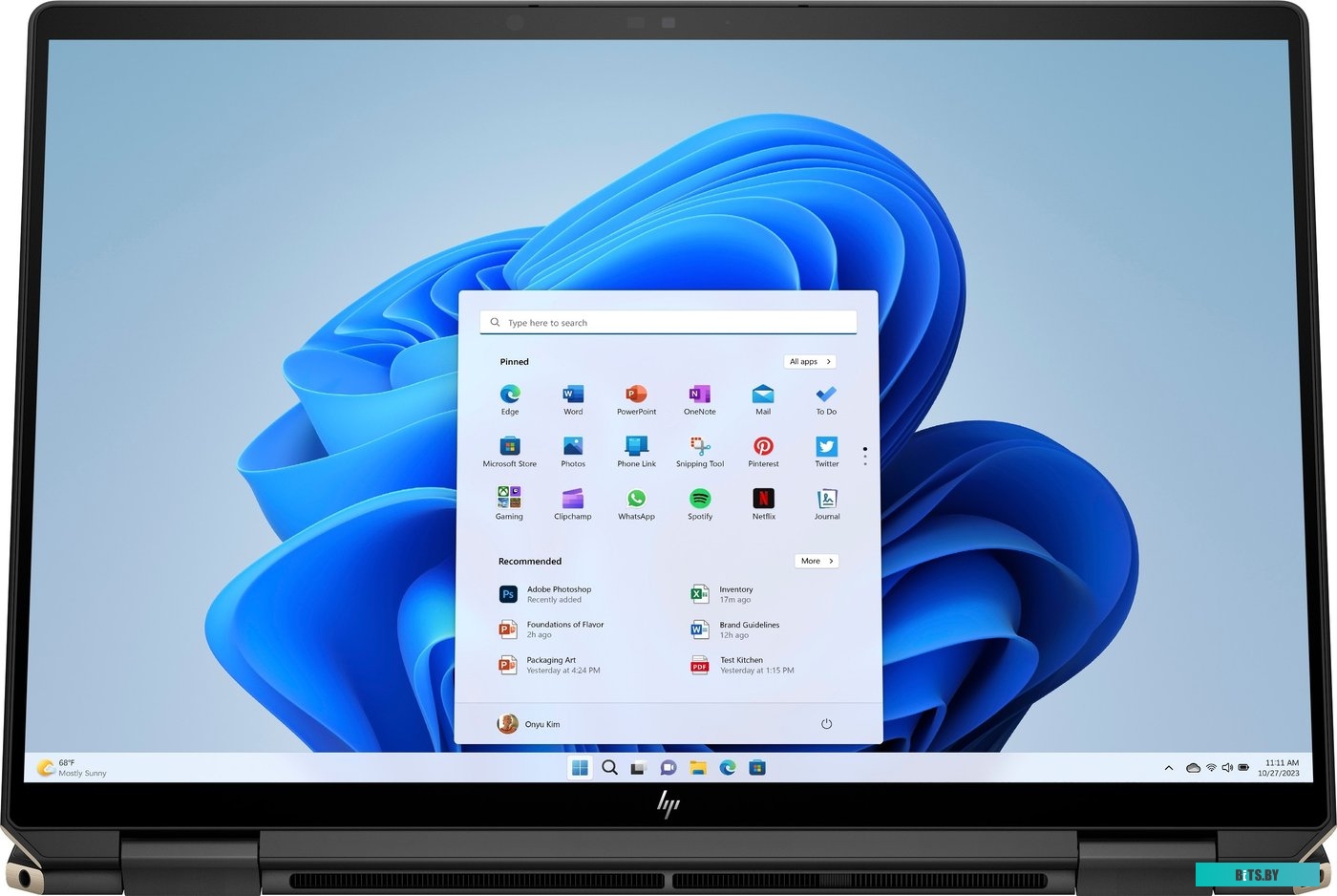 9U021EA Ноутбук HP Spectre x360 14-eu0001ci Core Ultra 7 155H 32Gb SSD2Tb Intel Arc 14" OLED Touch 2.8K (2880x1800) Windows 11 Home black WiFi BT Cam 