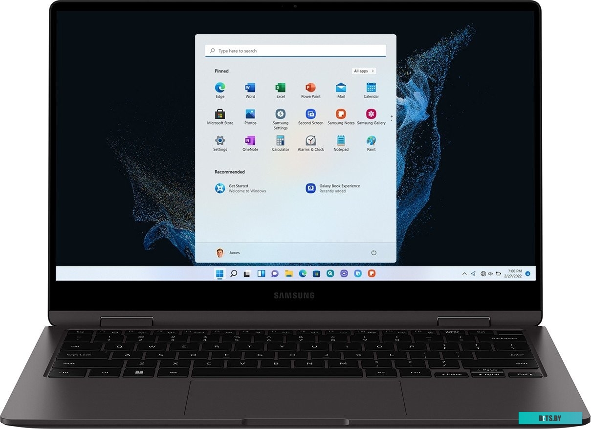 Ноутбук Samsung Galaxy Book 2 360 NP730QED-KA1IN