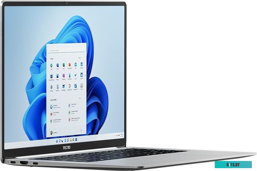 TECNO Megabook T1 T15DA Ryzen 5 5560U 16Gb SSD 512Gb AMD Radeon Graphics 15,6 FHD IPS Cam 70Вт*ч No OS Серый 4894947004940