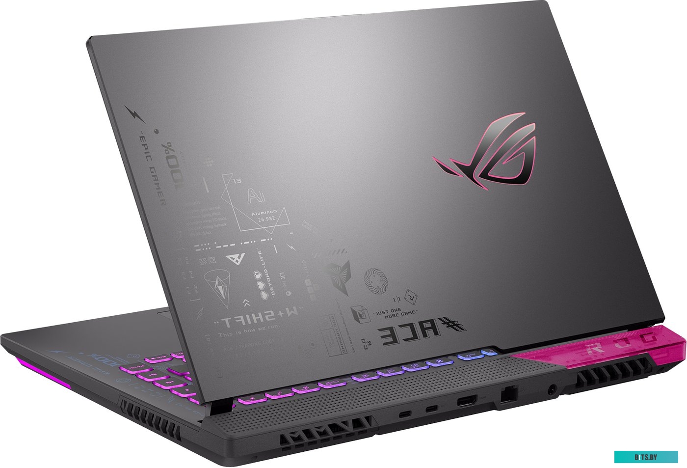90NR08A5-M00EJ0 Ноутбук ASUS ROG Strix G15 2022 G513RC-HN180 Ryzen 7 6800H/16GB/512GB SSD/RTX 3050 4GB/15.6" FHD IPS 144Hz/WiFi/BT/DOS/eclipse gray
