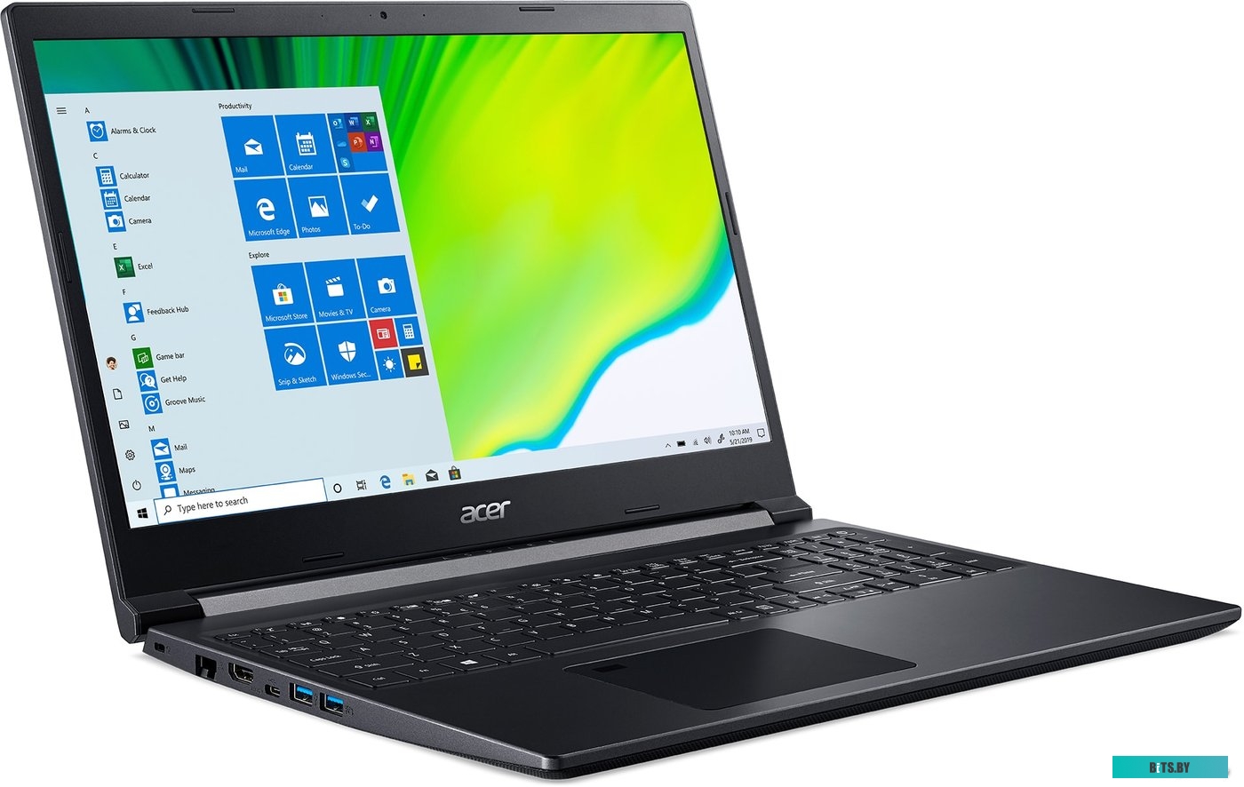 NH.QFLER.007 Ноутбук Acer AN515-58-73DQ Nitro  15.6'' FHD(1920x1080) IPS/Intel Core i7-12700H/16GB+1TB SSD/GF RTX3050Ti 4GB/WiFi/BT/1.0MP/4cell/2,5 kg