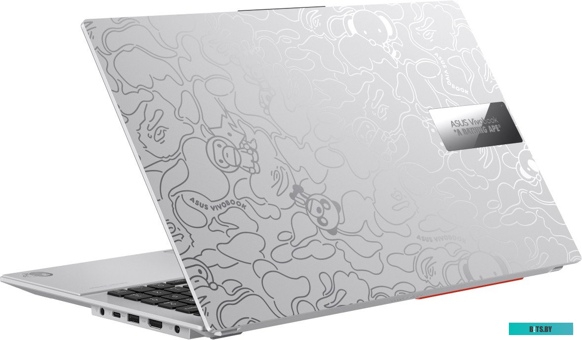 Ноутбук ASUS VivoBook S 15 K5504VA i5-13500H 16Gb SSD 512Gb Iris Xe Graphics 15,6 2.8K OLED 75Вт*ч Win11 Серебр (BAPE Edition) K5504VA-MA342W 90NB0ZK6