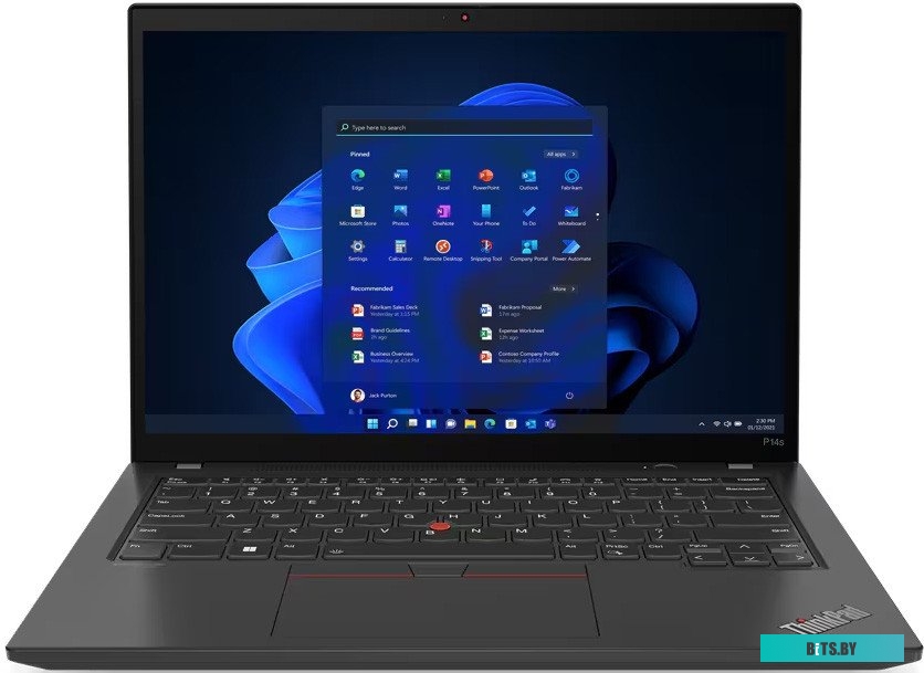 Ноутбук Lenovo ThinkPad P14s G3 21AKS0PU00