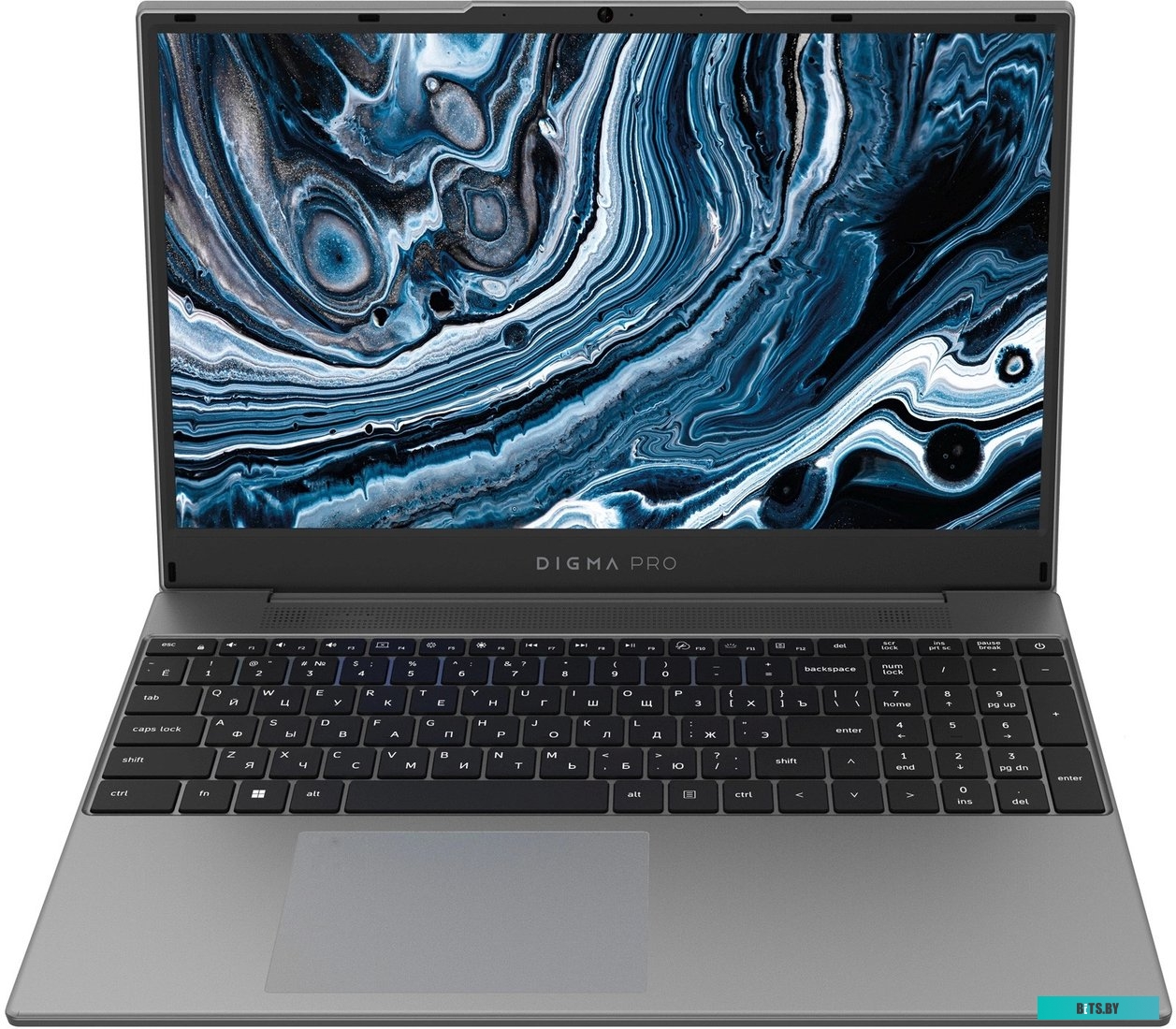DN15R5-8DXW04 Ноутбук Digma Pro Breve Ryzen 5 5600U 8Gb SSD512Gb AMD Radeon Vega 7 15.6" IPS FHD (1920x1080) Windows 11 Professional dk.grey WiFi BT C