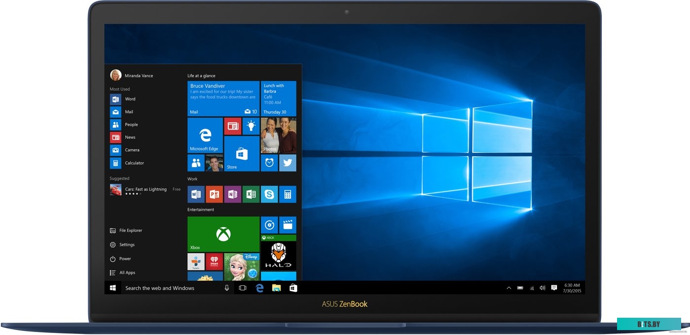 ASUS Zenbook 3 UX390UA 7500U/1DZ/16G/RU/1AGS/WOC/V/WAC/A15 RU