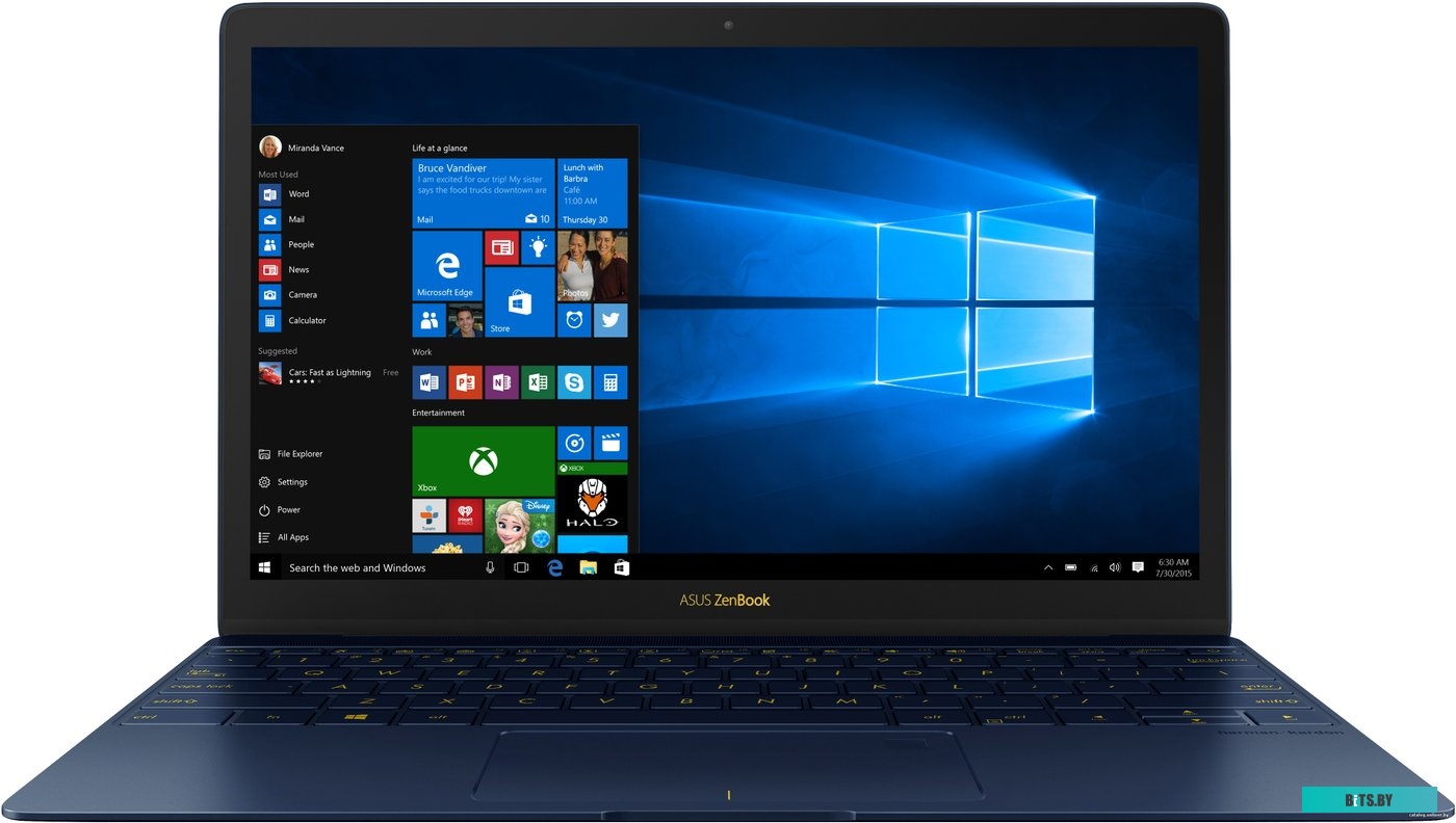 ASUS Zenbook 3 UX390UA 7500U/1DZ/16G/RU/1AGS/WOC/V/WAC/A15 RU