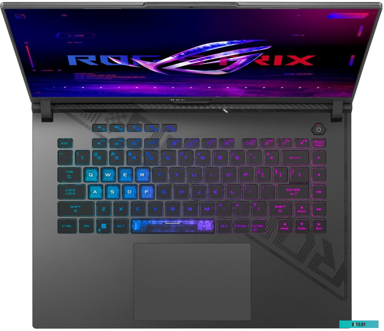 90NR0C61-M00CU0 Ноутбук ASUS ROG Strix G16 2023 G614JV-N4193 i5-13450HX/16GB/1TB SSD/RTX 4060 8GB/16" QHD+ IPS 240Hz/WiFi/BT/cam/DOS/eclipse gray