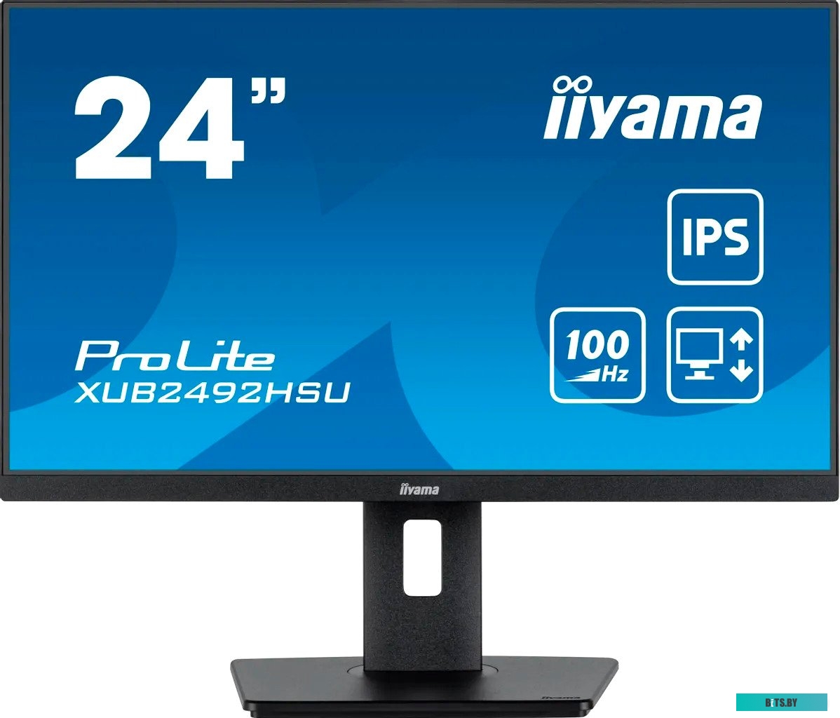 XUB2492HSU-B6 Монитор Iiyama 23.8" ProLite XUB2492HSU-B6 черный IPS LED 0.4ms 16:9 HDMI M/M матовая HAS Piv 1000:1 250cd 178гр/178гр 1920x1080 100Hz D