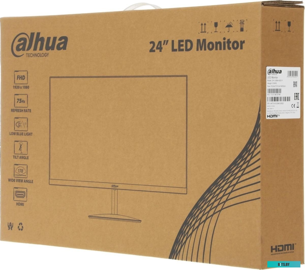 Монитор Dahua 23.8" DHI-LM24-A201Y черный DHI-LM24-A201Y