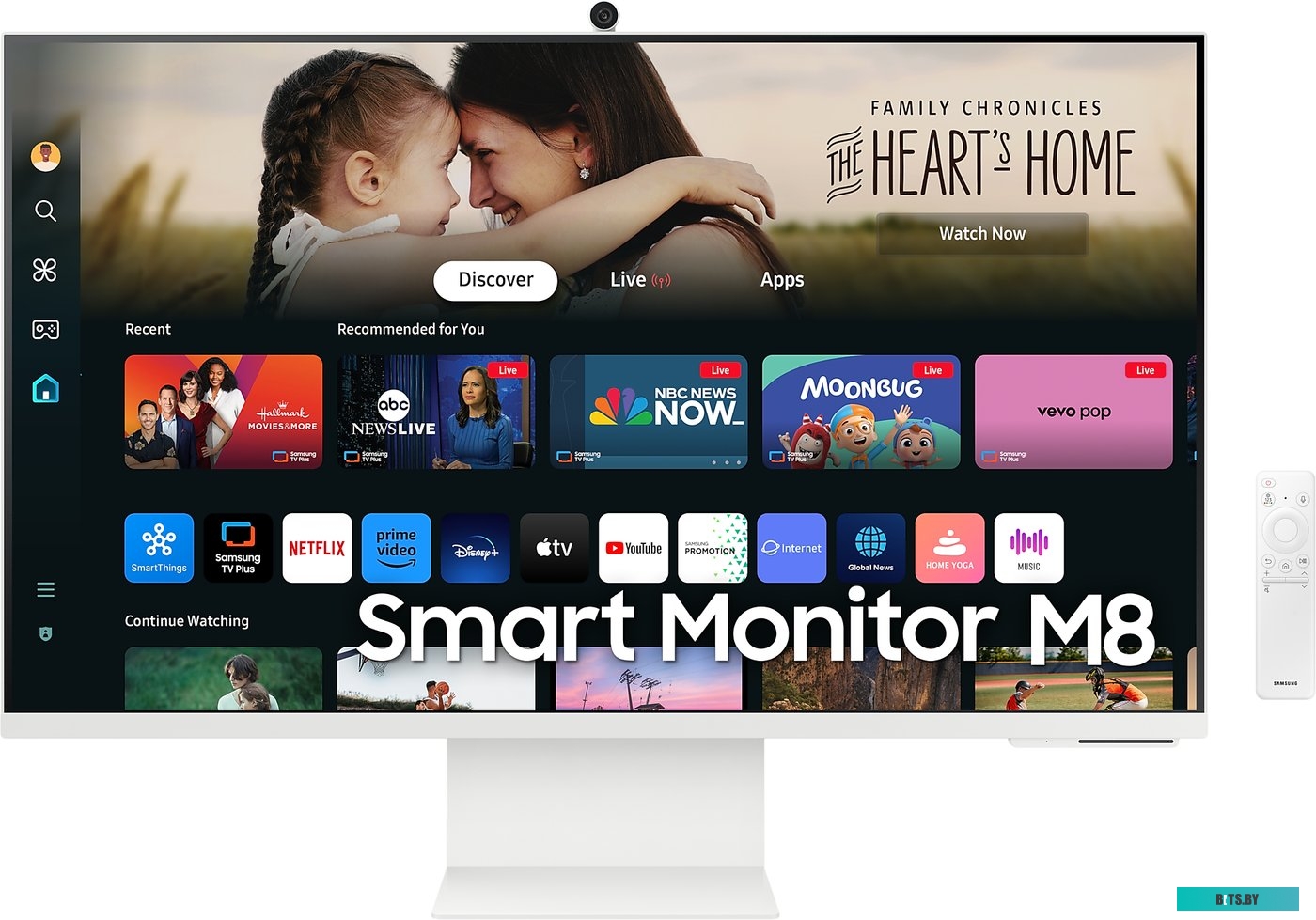 Монитор Samsung Smart monitor M8 LS32DM801UIXCI