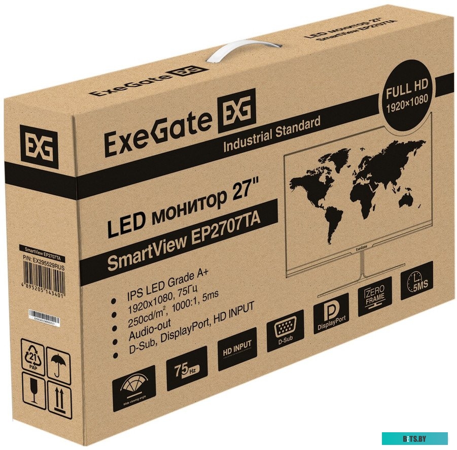 Монитор ExeGate SmartView EP2707TA EX295529RUS.