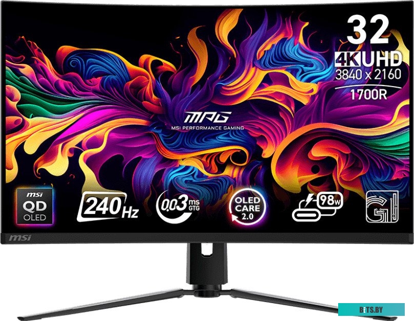 Монитор MSI 31.5" MPG 321CURX QD-OLED черный 9S6-3DD64T-003