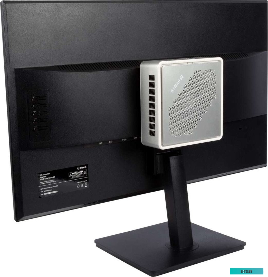 Монитор IRBIS SMARTVIEW27 LED Monitor 1920x1080, 16:9, IPS, 250 cd/m2, 1000:1, 3ms, 178°/178°, VGA, HDMI, DP, USB, PJack, Audio output, 75Hz, Tilt, VE