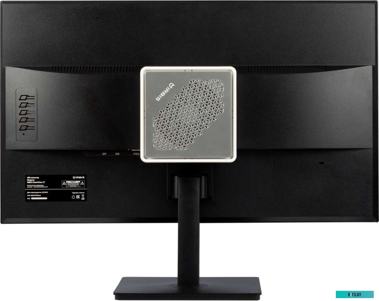 Монитор IRBIS SMARTVIEW27 LED Monitor 1920x1080, 16:9, IPS, 250 cd/m2, 1000:1, 3ms, 178°/178°, VGA, HDMI, DP, USB, PJack, Audio output, 75Hz, Tilt, VE