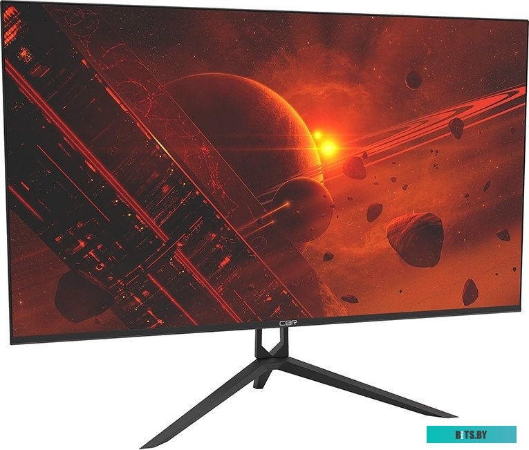 Монитор CBR LCD 27" MF-2701 безрамочный, VA, FHD 1920x1080, 75Гц, 1*VGA, 1*HDMI, черный, кабели 1*HDMI+1*VGA 1.5м в комплекте [LCD-MF2701-OPC]