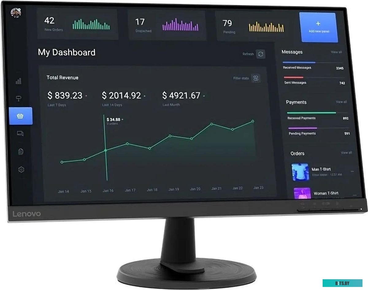 23.8" Монитор Lenovo ThinkVision C24-40  [63dckat6uk] 63DCKAT6UK