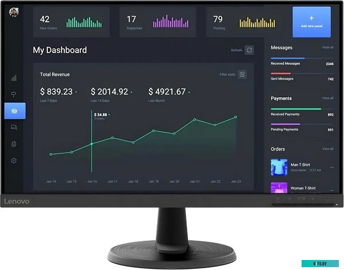 23.8" Монитор Lenovo ThinkVision C24-40  [63dckat6uk] 63DCKAT6UK