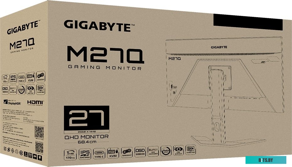 Монитор Gigabyte M27Q 20VM0-M27QBA-1EKR
