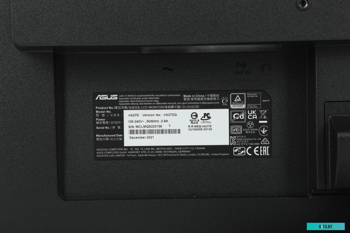 Монитор ASUS TUF Gaming VG328H1B