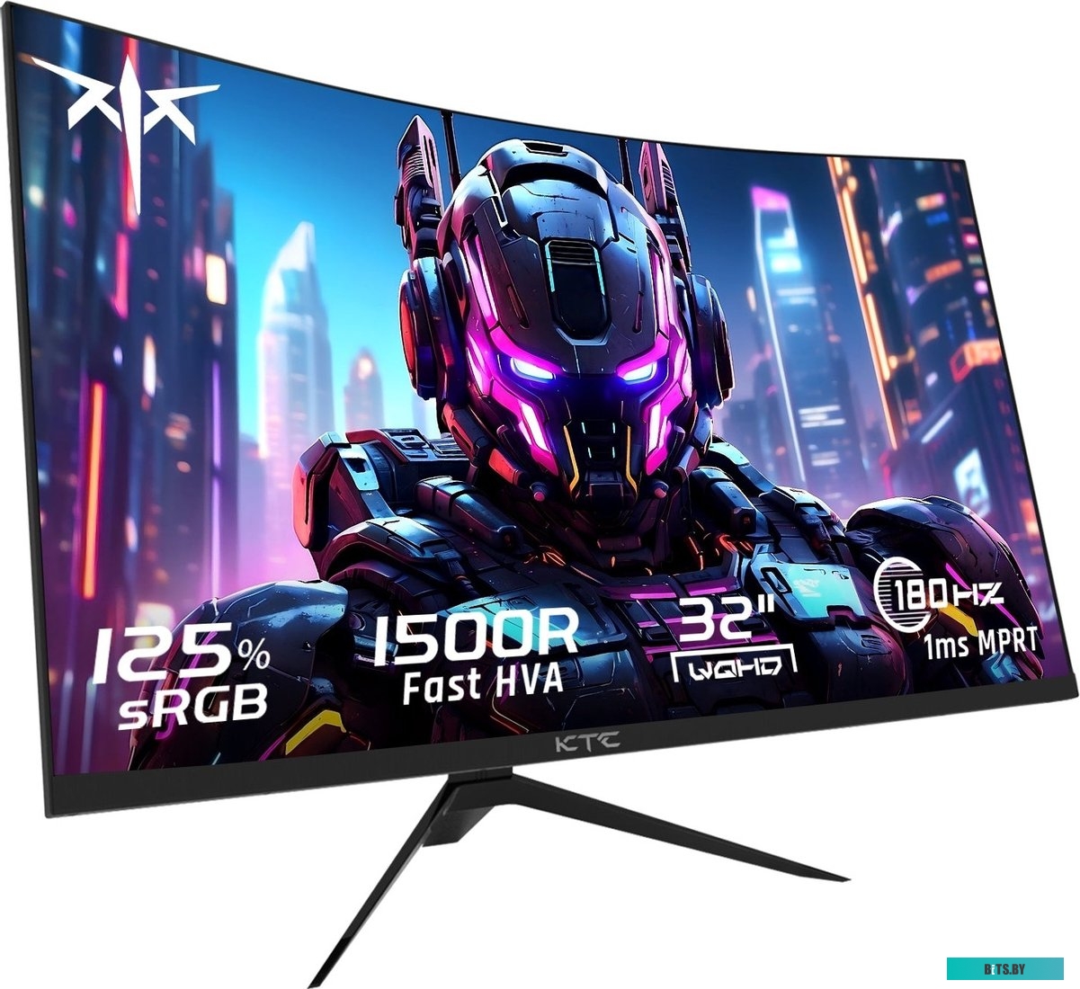 31.5&quot; KTC H32S17 Black   уц-3-2 (HVA, 2560x1440, HDMI+HDMI+DP+DP, 1 ms, 178°/178°, 300 cd/m, 3500:1, 165Hz, FreeSync/G-Sync, HDR10, Curved 1500R)