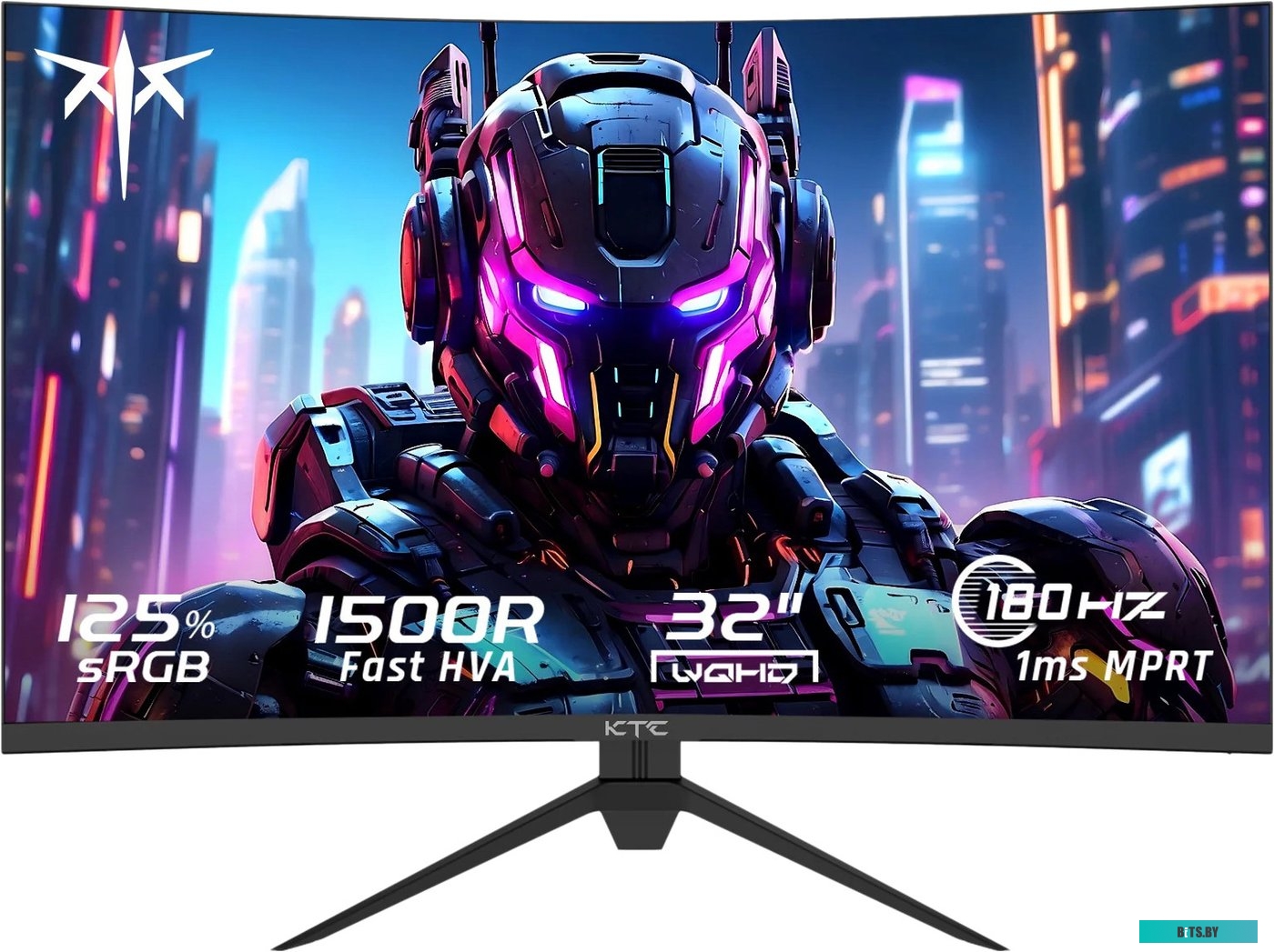 31.5&quot; KTC H32S17 Black   уц-3-2 (HVA, 2560x1440, HDMI+HDMI+DP+DP, 1 ms, 178°/178°, 300 cd/m, 3500:1, 165Hz, FreeSync/G-Sync, HDR10, Curved 1500R)