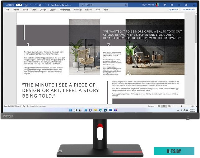 Монитор Lenovo 27" ThinkVision S27i-30 63DFKAT4UK
