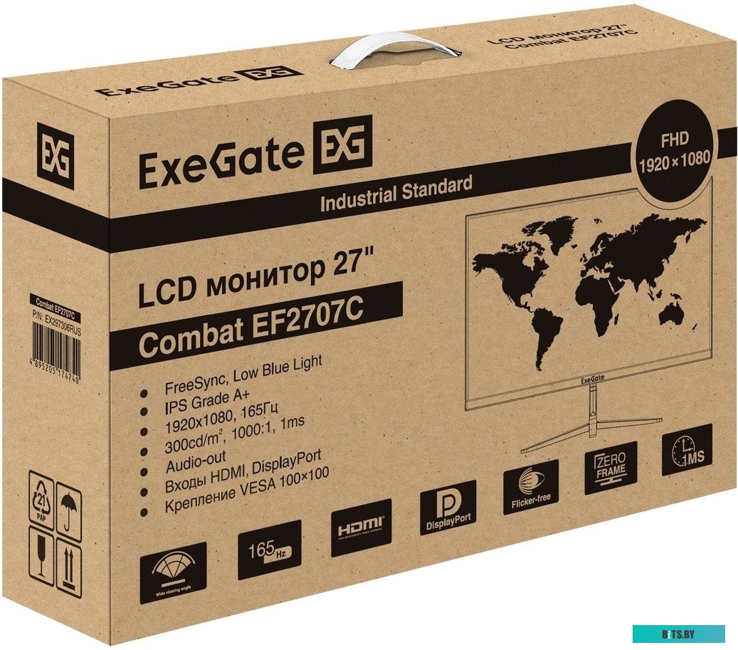 Монитор игровой ExeGate Combat EF2707C EX297306RUS
