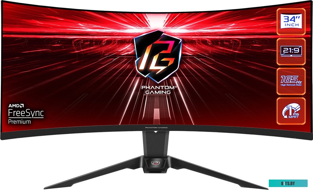 Монитор ASRock Phantom Gaming PG34WQ15R2B