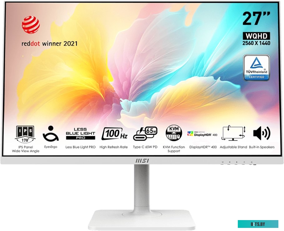 Монитор MSI 27" Modern MD272QXPW белый 9S6-3PB19H-225