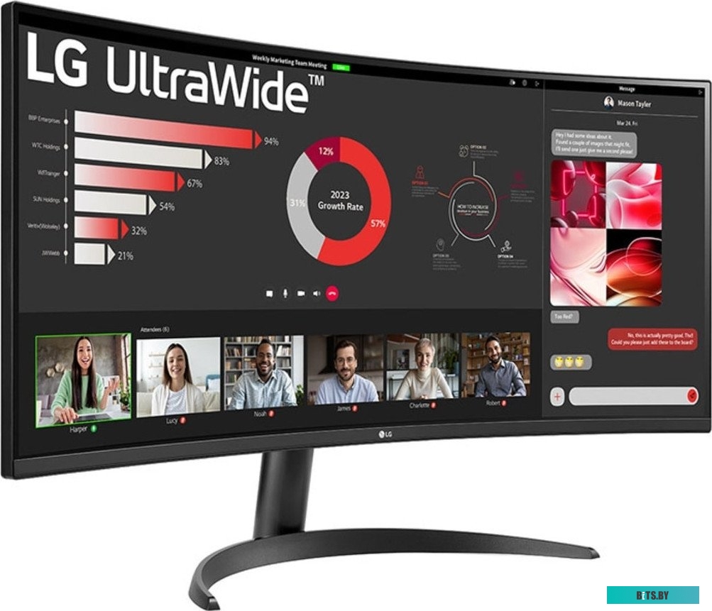 Монитор LG UltraWide 34WR50QK-B 34WR50QK-B.ARUZ