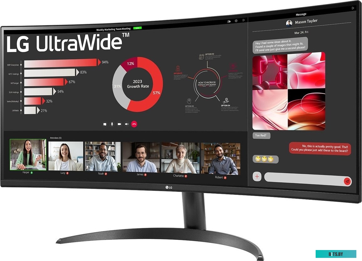 Монитор LG UltraWide 34WR50QK-B 34WR50QK-B.ARUZ