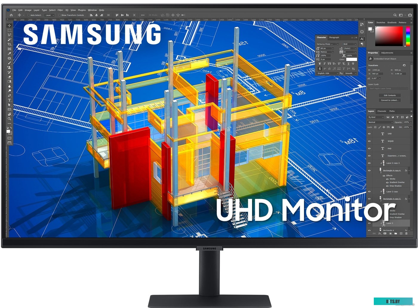 Монитор Samsung S32A700NWI