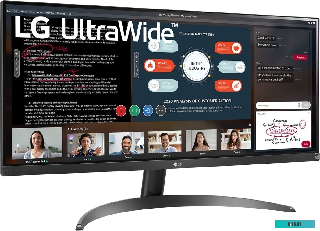 Монитор LG UltraWide 29WP500-B
