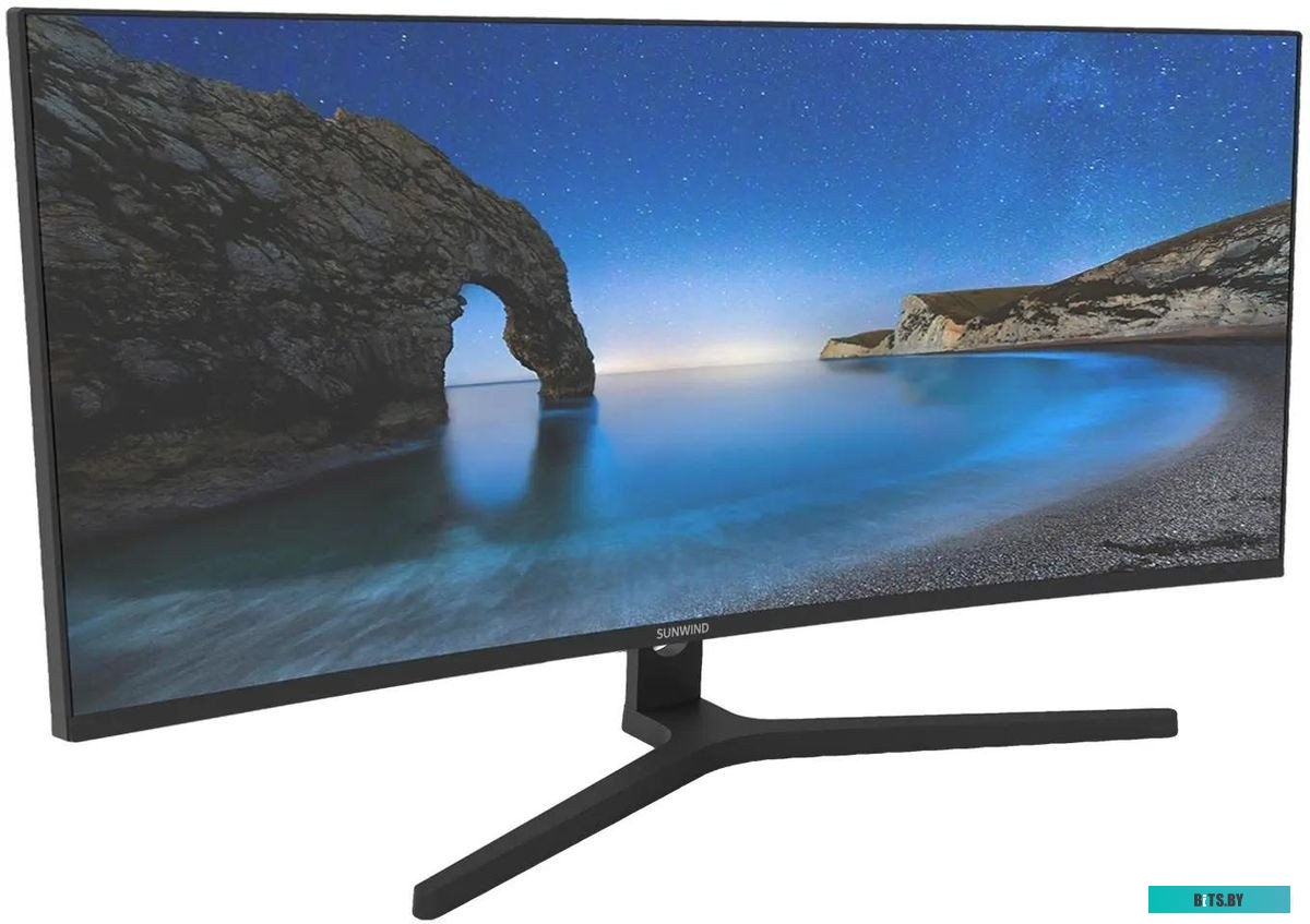 Монитор SunWind SM-34QV401 34", черный [sm34vg01]