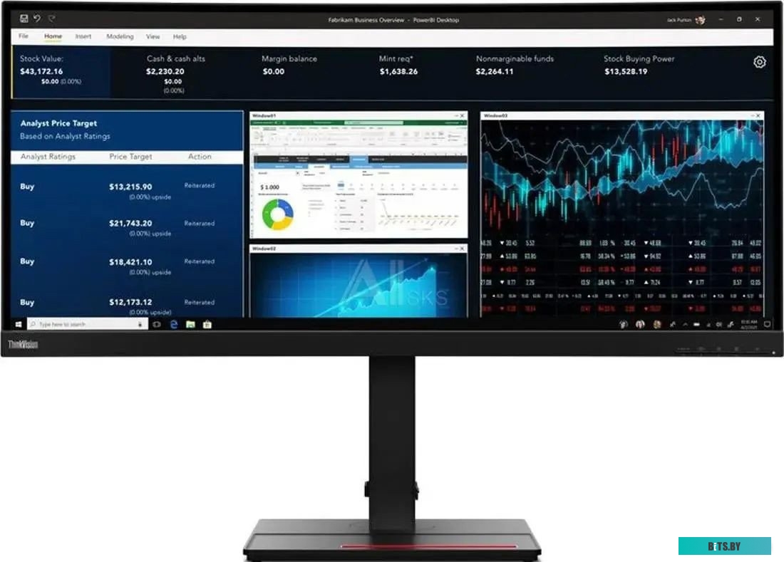 Монитор Lenovo ThinkVision P34w-20 62CCRAT3EU