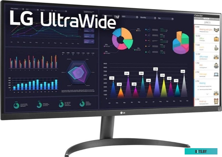 МОНИТОР 34" LG 34WQ500-B 34WQ500-B.ARUZ
